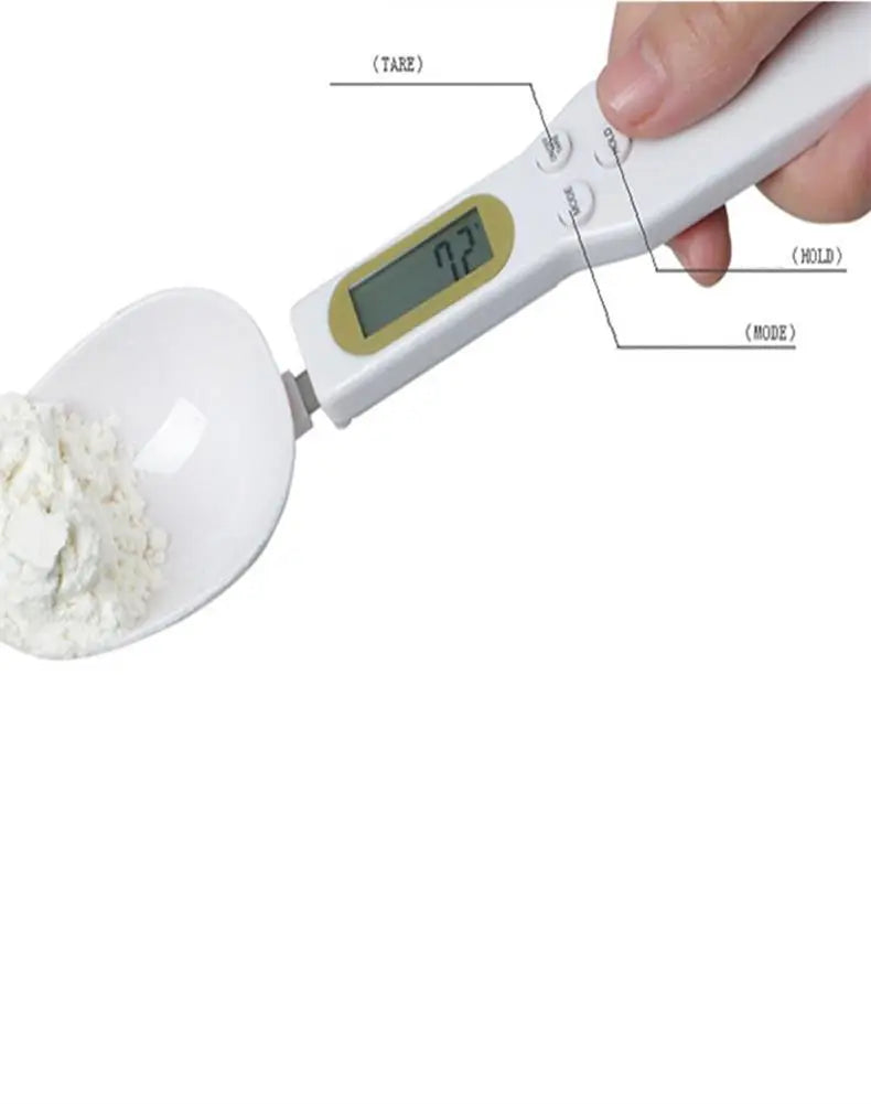 Electronic Measuring Spoon Scale – Digital Kitchen Scale for Cooking, Baking, Coffee, and Powder – Precise LCD Display Measuring Tool