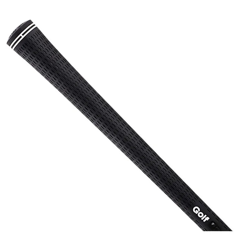 Classic Cross Pattern Golf Rubber Grip - Single Piece