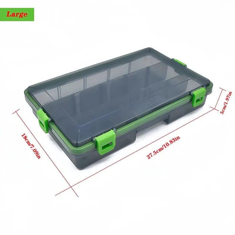 Premium Large Capacity Fishing Tackle Storage Box - Complete Fishing Accessories Organizer with Hook, Lure & Bait Compartments for Carp Fishing Equipment