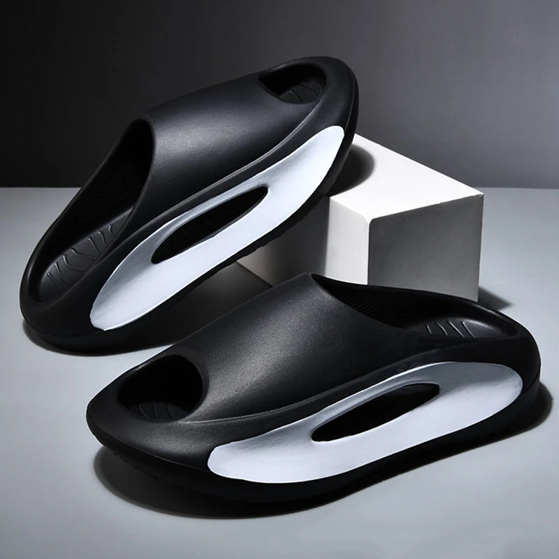 EVA Soft Sole Summer Slippers - Unisex Indoor/Outdoor Slides with Thick Cushioned Bottom for Beach & Home