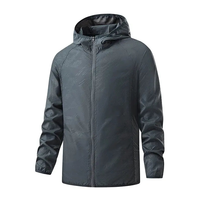 Unisex Waterproof Hiking Jacket - Sun Protection Windbreaker for Outdoor Camping & Climbing