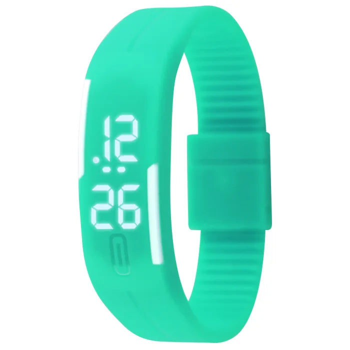Digital LED Sports Watch - Silicone Strap Wristwatch for Kids, Boys, Girls, Men & Women