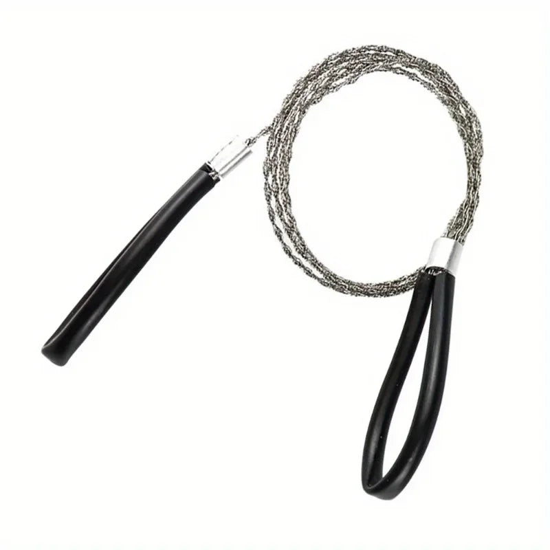 Portable Stainless Steel Wire Saw for Outdoor Camping & Hiking