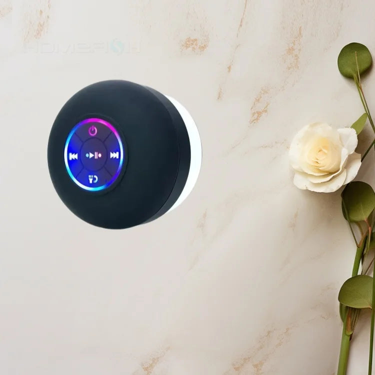 Waterproof Mini Bluetooth Speaker 2025 - Wireless LED Suction Cup Stereo for Bathroom & Outdoor Sports