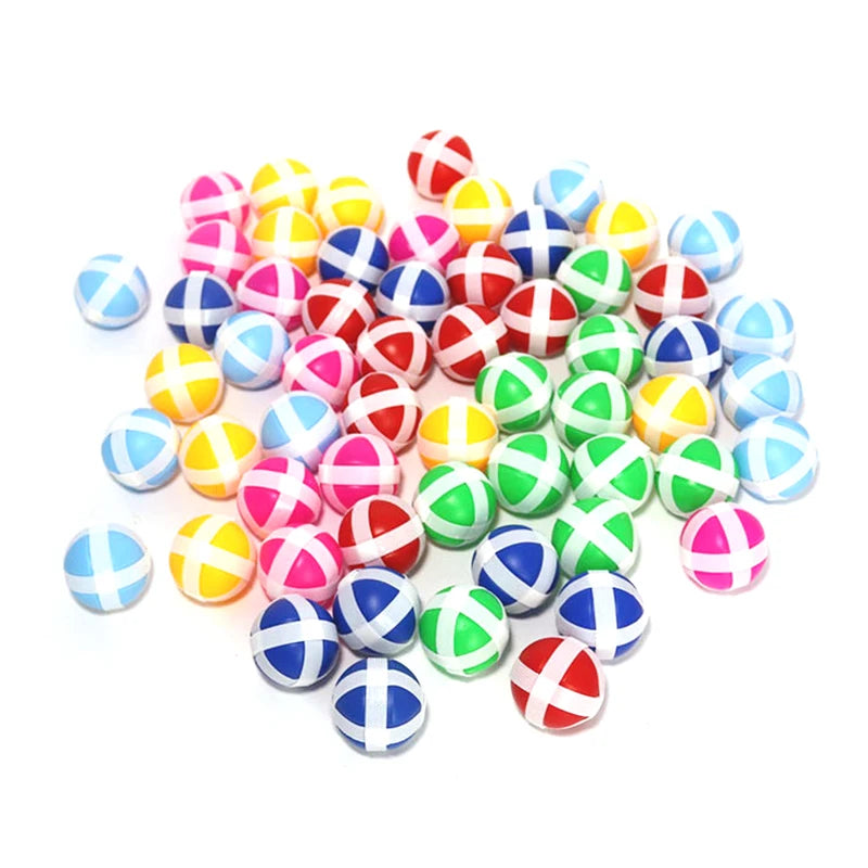 12PCS Kids Sucker Sticky Ball Toy - Outdoor Sports Catch Ball Game Set
