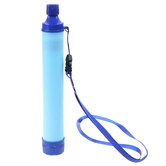 Portable Water Purification Straw - Mini Outdoor Filter for Camping, Hiking & Emergency Survival Supplies
