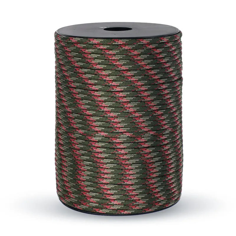 Military Grade 550 Paracord - 100M 9-Core 4mm Survival Rope for Outdoor, Camping, Umbrella & Tent Applications