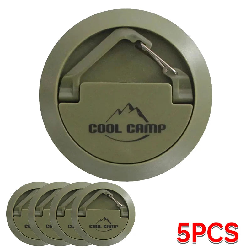 Multi-Purpose Magnetic Camping Hook - Portable Tent Ceiling Clamp with Suction Cup for Outdoor Rope & Lamp Storage