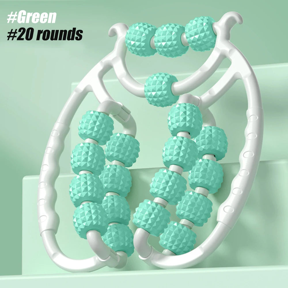 Anti-Cellulite Massager - 20 Wheel Annular Leg Clamp