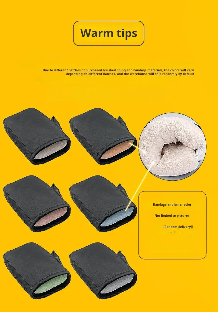 Waterproof Winter Handlebar Muffs - Motorcycle & Bicycle Hand Warmers