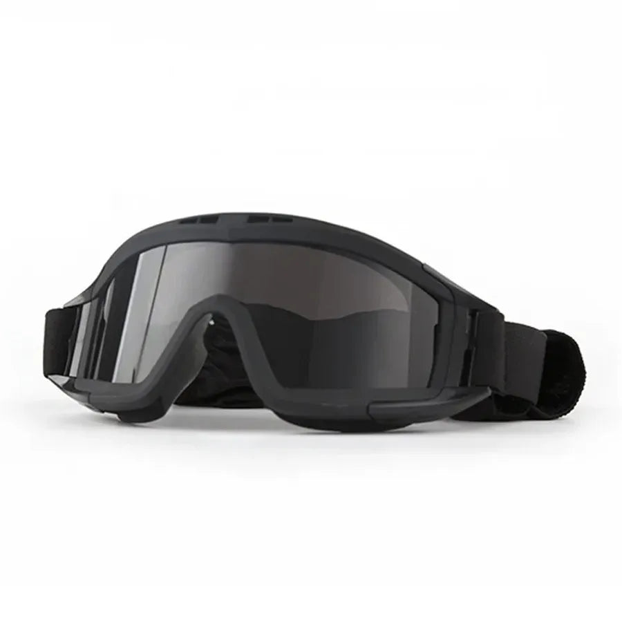 Tactical Anti-Impact Safety Goggles - Explosion Proof Protection for Airsoft, Paintball, Hunting & Mountaineering