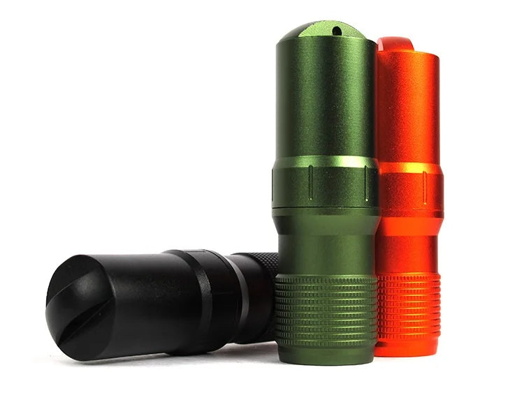 Waterproof Survival Storage Capsule - 3-in-1 Emergency Container for Pills/Matches/Gear with Sealed Design for Outdoor Adventures