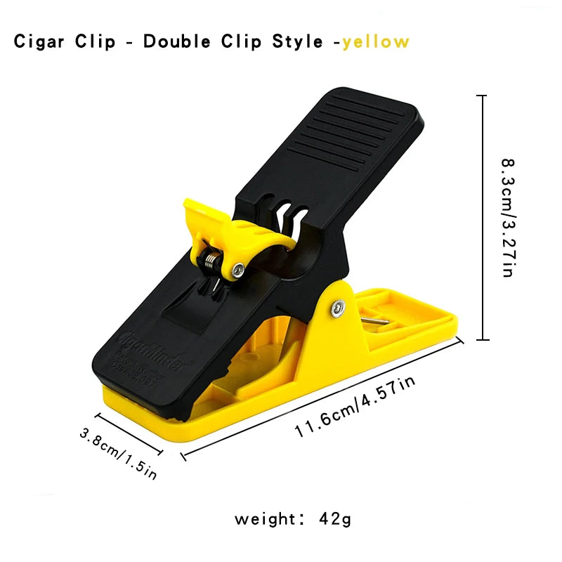 Golf Course Cigar Holder Set - Double Portable Plastic Cigar Holders - Premium Golf Accessories