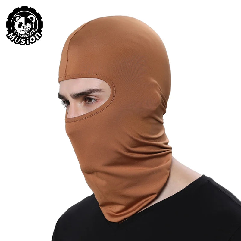 Breathable Mesh Motorcycle Balaclava - Full Face Sun Protection Mask for Cycling, Airsoft & Bicycle