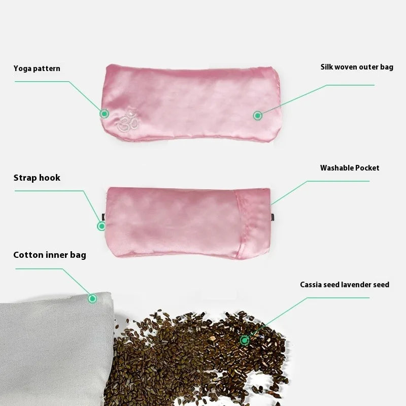Yoga Eye Pillow - Sleep Aid & Meditation Tool for Fatigue Relief, Relaxation & Rest