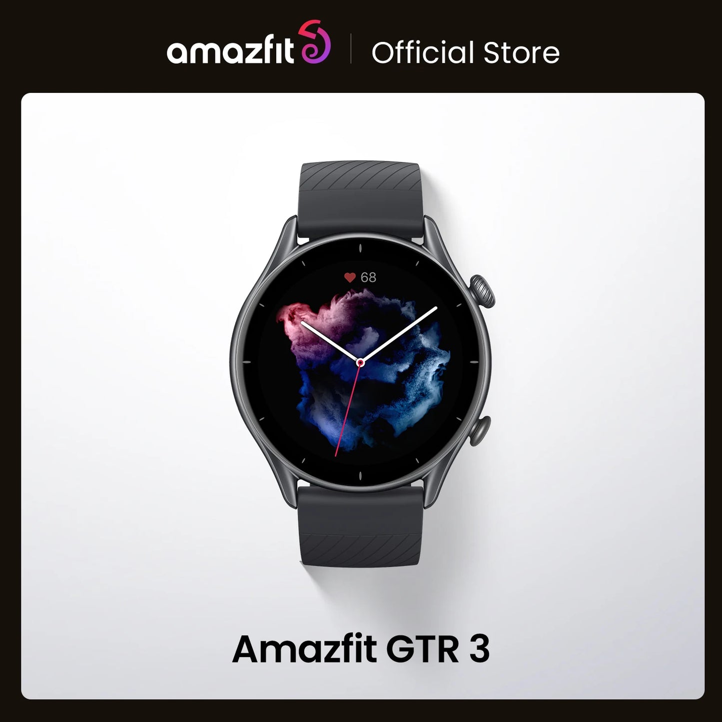 Amazfit GTR 3 Global Version Smartwatch - 46mm Zepp OS with Built-in Alexa, GPS Navigation & 150+ Sports Modes