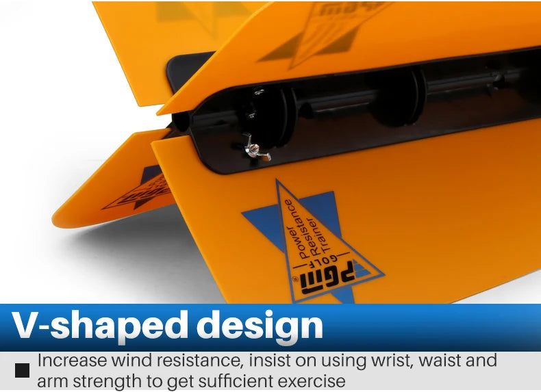 Golf Swing Trainer Fan - Power Speed Practice Aid with Wind Resistance Technology