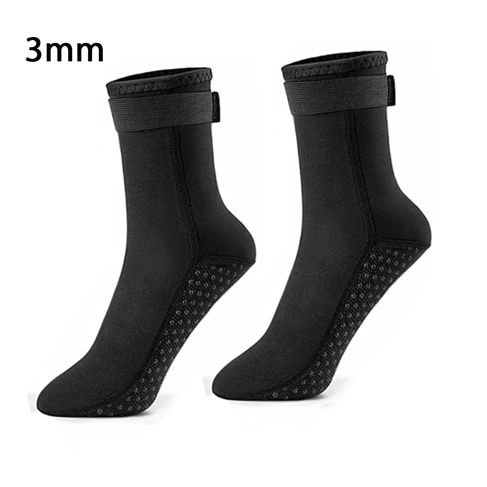 3mm Neoprene Water Socks - Sand Proof Wetsuit Diving Socks for Beach Volleyball, Snorkeling, Swimming & Outdoor Water Sports