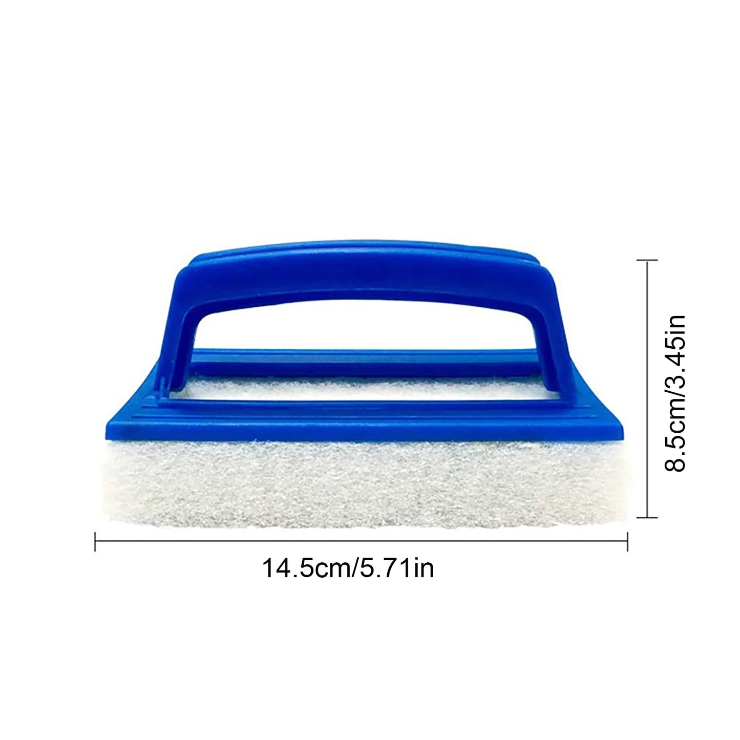 Swimming Pool Wall Cleaning Brush - Waterline Scrubber Sponge for Pools, Hot Springs, and Spa Tubs