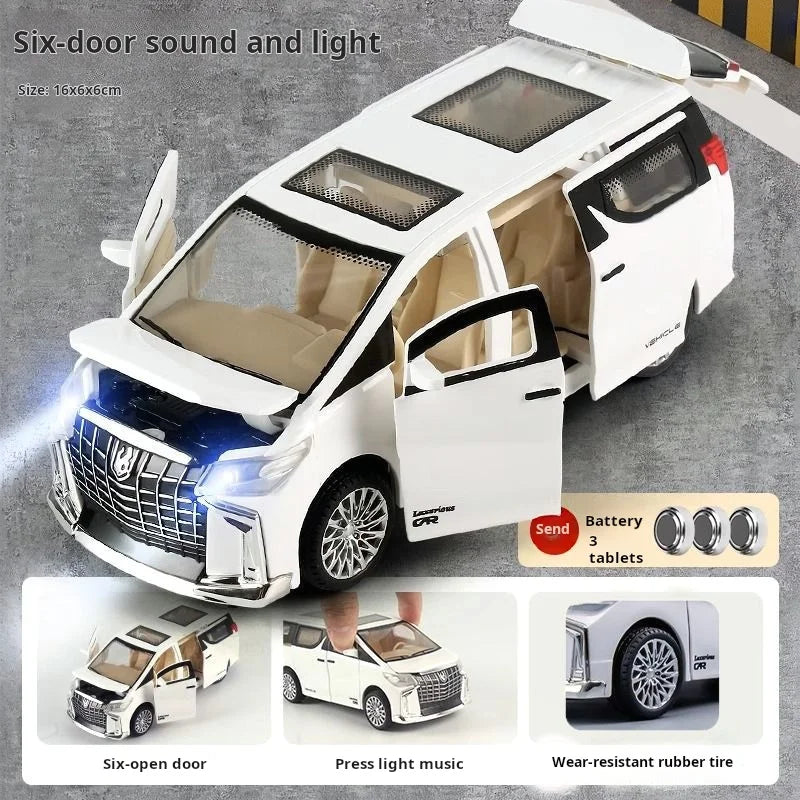 1:32 Scale Diecast Emergency Vehicle Model - Mini Car with Sound & Light (Ambulance, Fire Truck, Police Car)