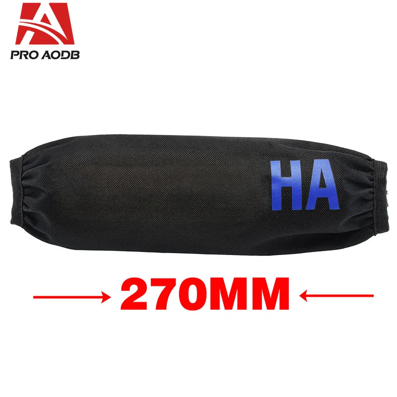Universal Motorcycle Rear Shock Absorber Suspension Protector Cover - 27cm/35cm - For Dirt Pit Bikes, ATVs, Quads & Scooters