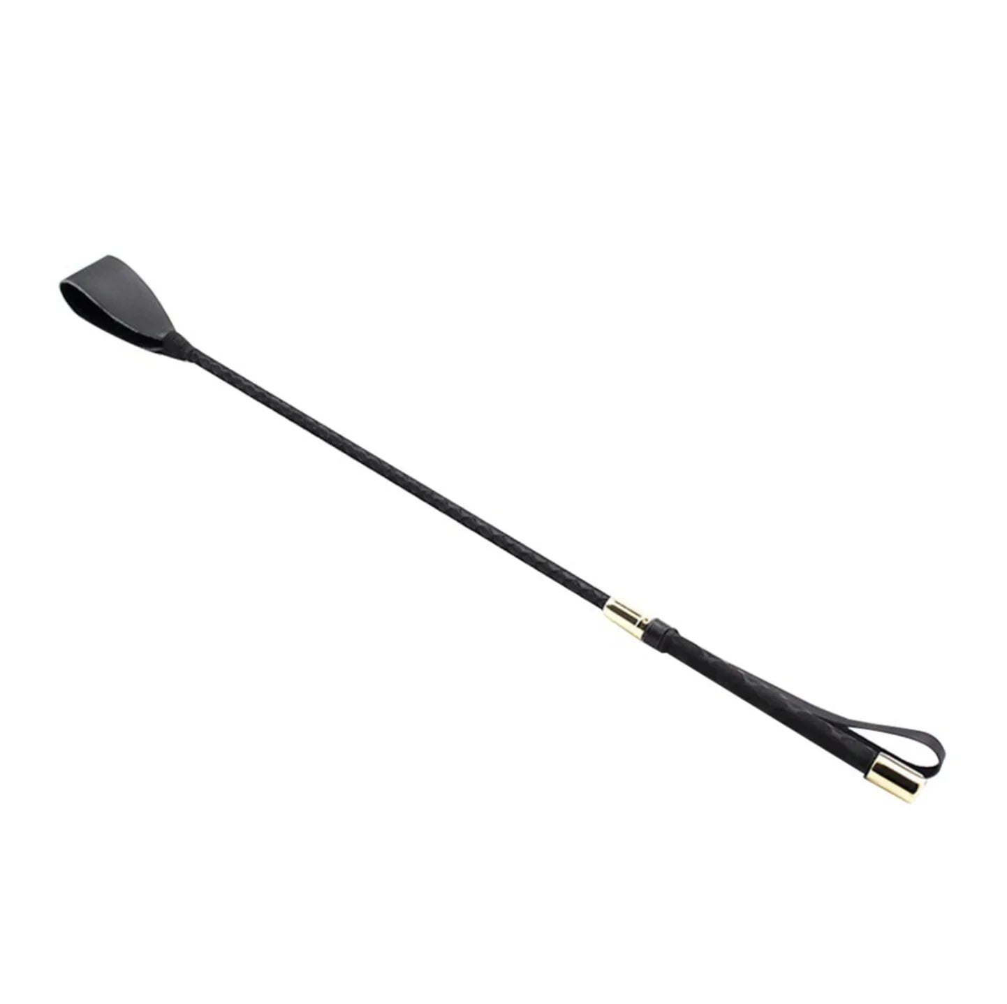 Equestrian Training Whip - 45/54cm PU Leather Riding Crop with Anti-Slip Grip for Beginners, Outdoor Racing & Performance