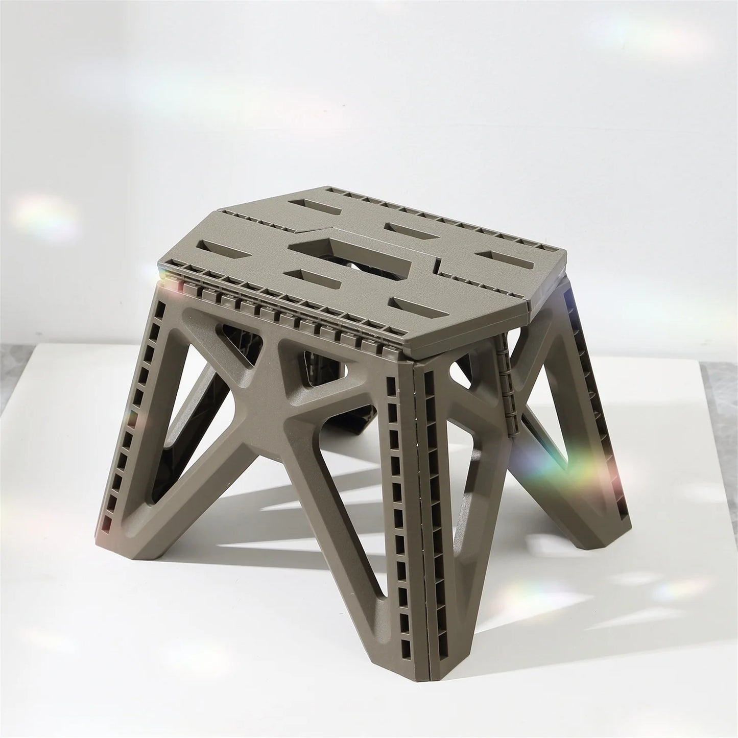 Portable Folding Camping Stool - High Load Bearing Outdoor Chair for Fishing, Beach & Camping