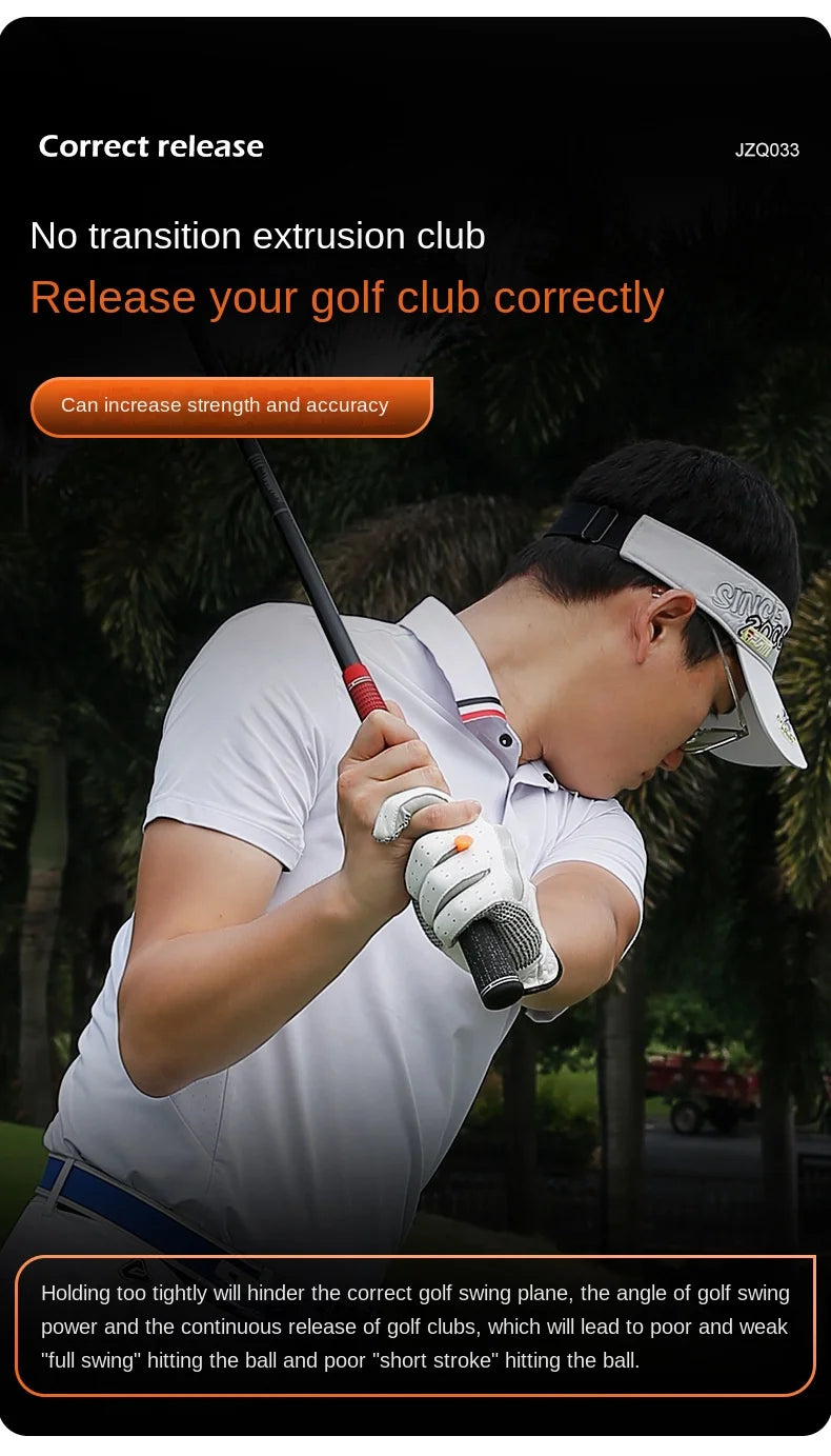 Golf Training Aid - Silicone Magic Stick for Enhanced Ball Control & Grip Correction - Practice Tool JZQ033