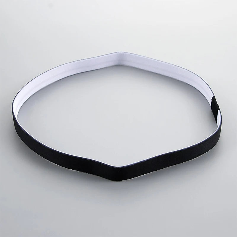 Candy Color Yoga Hair Bands - 6 Pack Non-Slip Sports Headbands for Running & Football