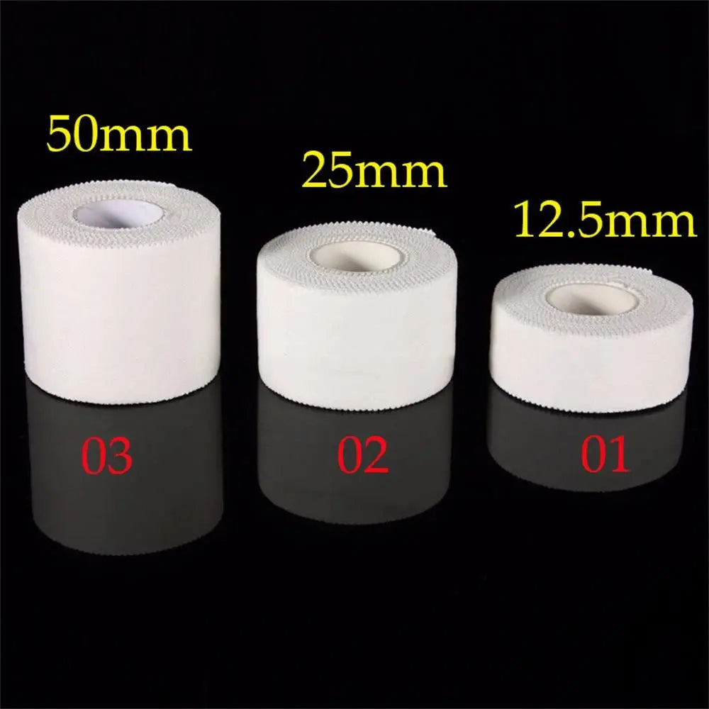 Premium Medical Waterproof Cotton Adhesive Tape - 12.5/25/50mm Roll - Sports Physiotherapy Elastic Bandage for Muscle Strain & Injury Support