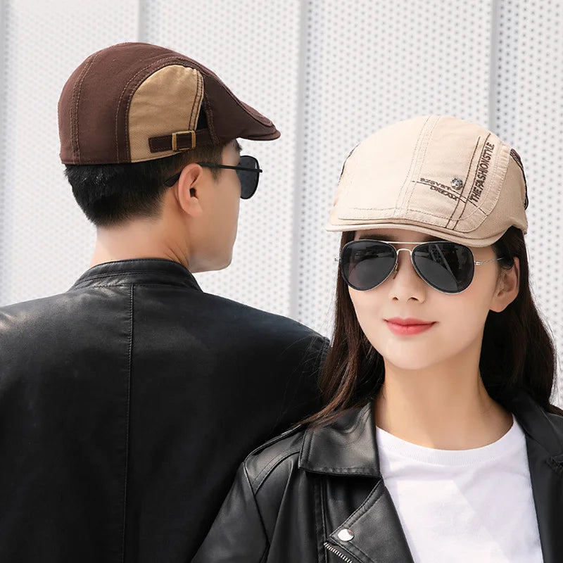 Sun Shade Newsboy Beret Cap - Leisure Style