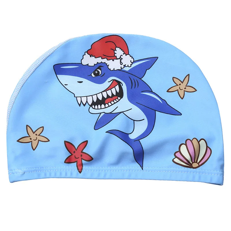 Professional Cartoon Swimming Cap for Kids