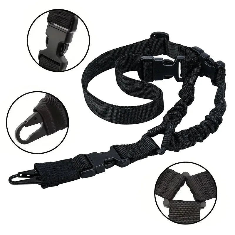 Unisex Camouflage Tactical Single-Point Harness - 2025 Outdoor CS Gun Safety Rope with Diagonal Belt for Hunting Sports