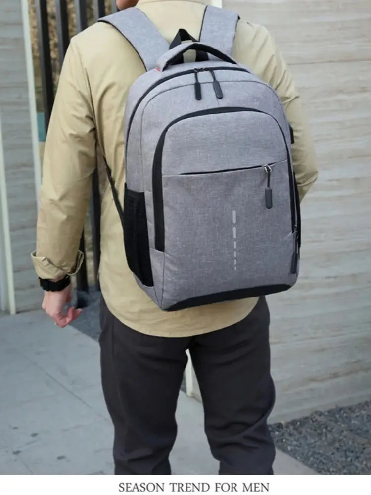 Large Capacity Backpack - Simple Fashion Travel Computer Bag for Men Women Students