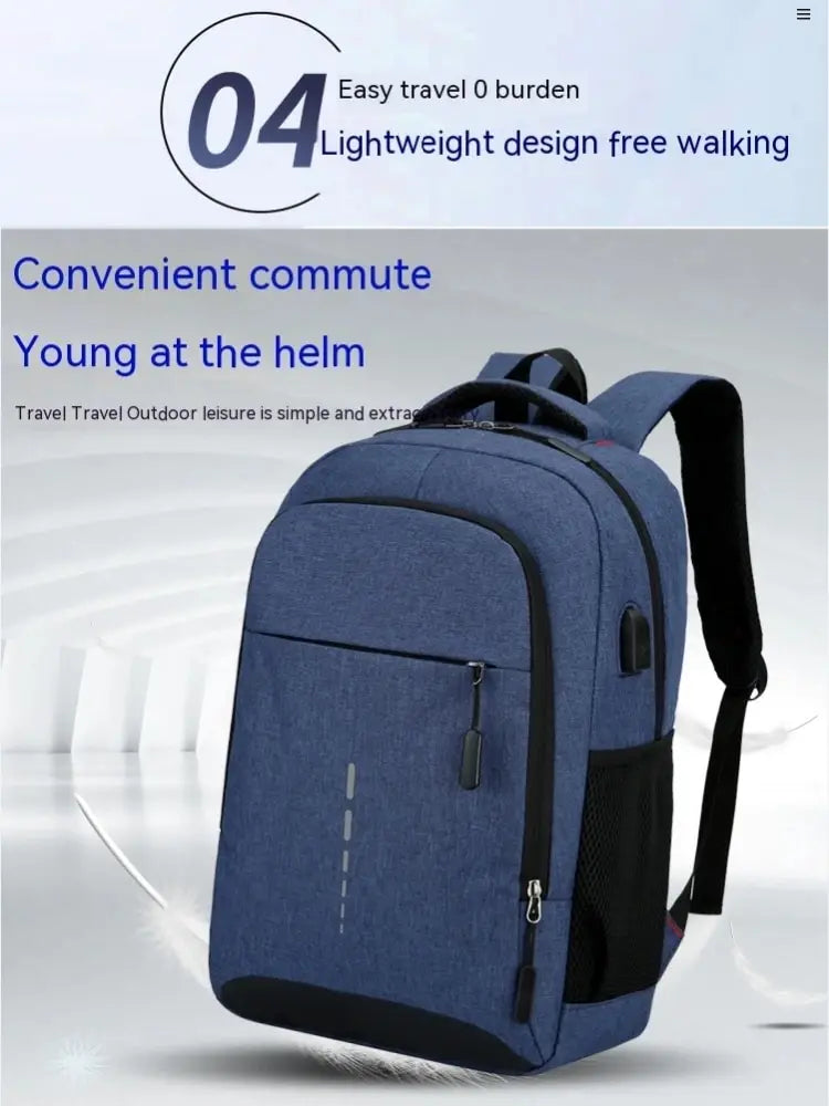 Large Capacity Backpack - Simple Fashion Travel Computer Bag for Men Women Students