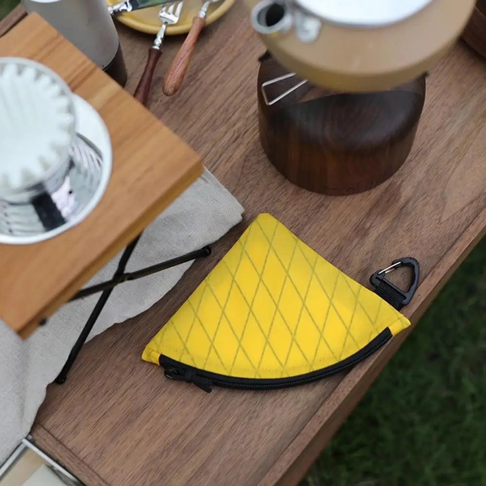 Waterproof Coffee Filter Storage Pouch - Dustproof Reusable Bag for Home, Camping & Hiking