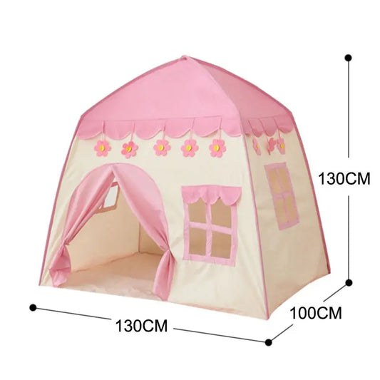 Children's Tent - Indoor/Outdoor Games - Garden Tipi - Princess Castle - Folding Cubby - Toys - Tents - Enfant Room House Teepee Playhouse