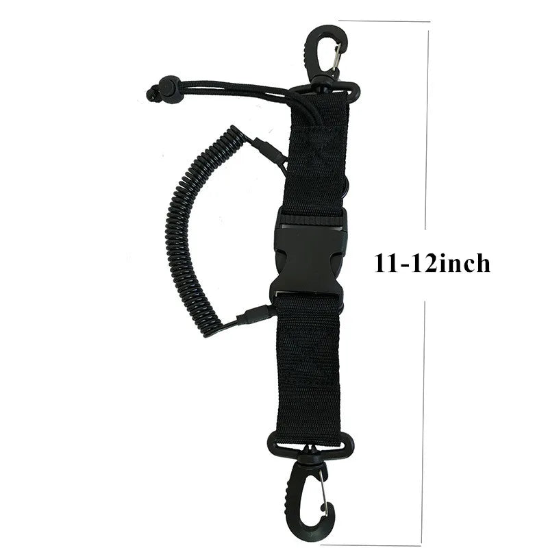 Underwater Sports Camera Lanyard - Quick Release Buckle with Secure Clips for Scuba Diving, Kayaking, Swimming & Water Sports Accessories