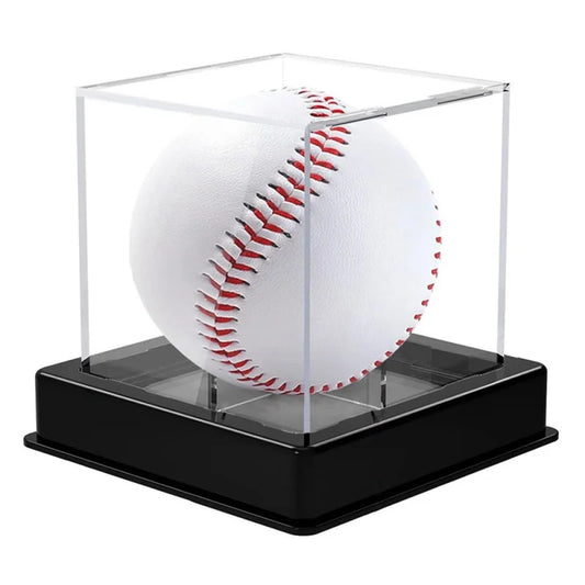 Premium Transparent Acrylic Display Case - Multi-Sport Ball Storage Box for Baseball, Golf, Tennis Balls & Souvenirs