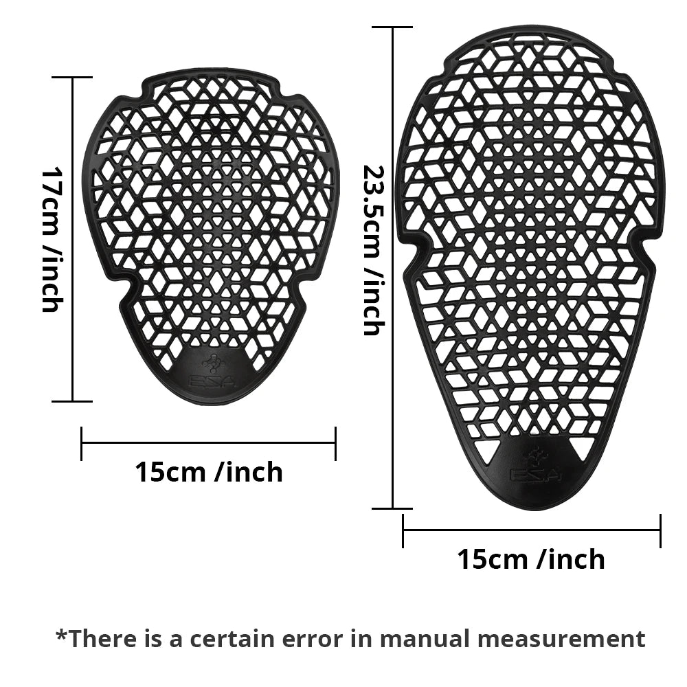 CE Certified Motorcycle Armor - Lightweight Ergonomic Impact Protection for Riding Jackets