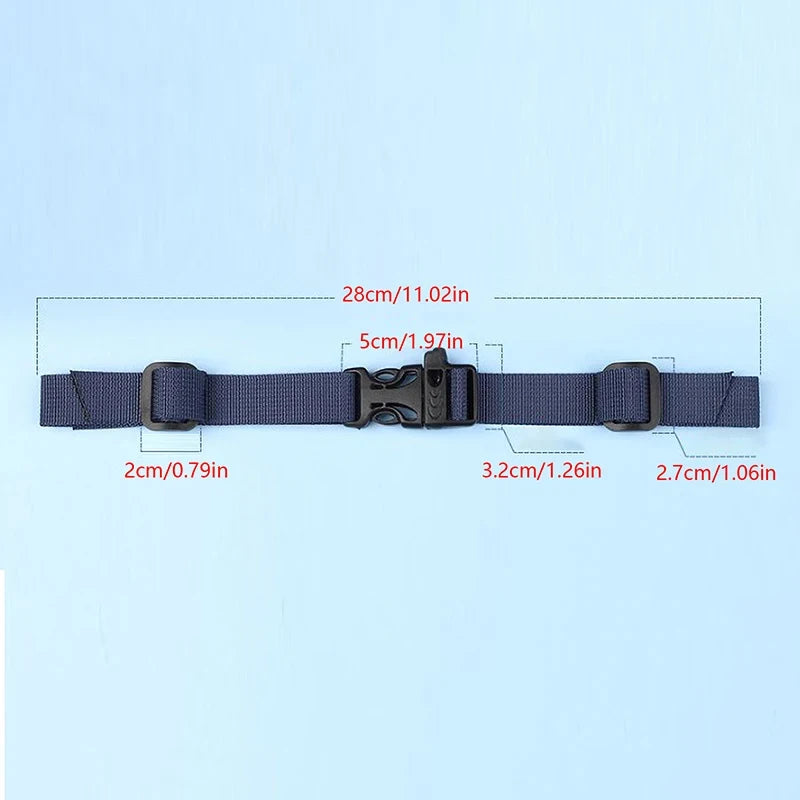 Adjustable Tactical Chest Harness Strap - Outdoor Camping Backpack Shoulder Accessory