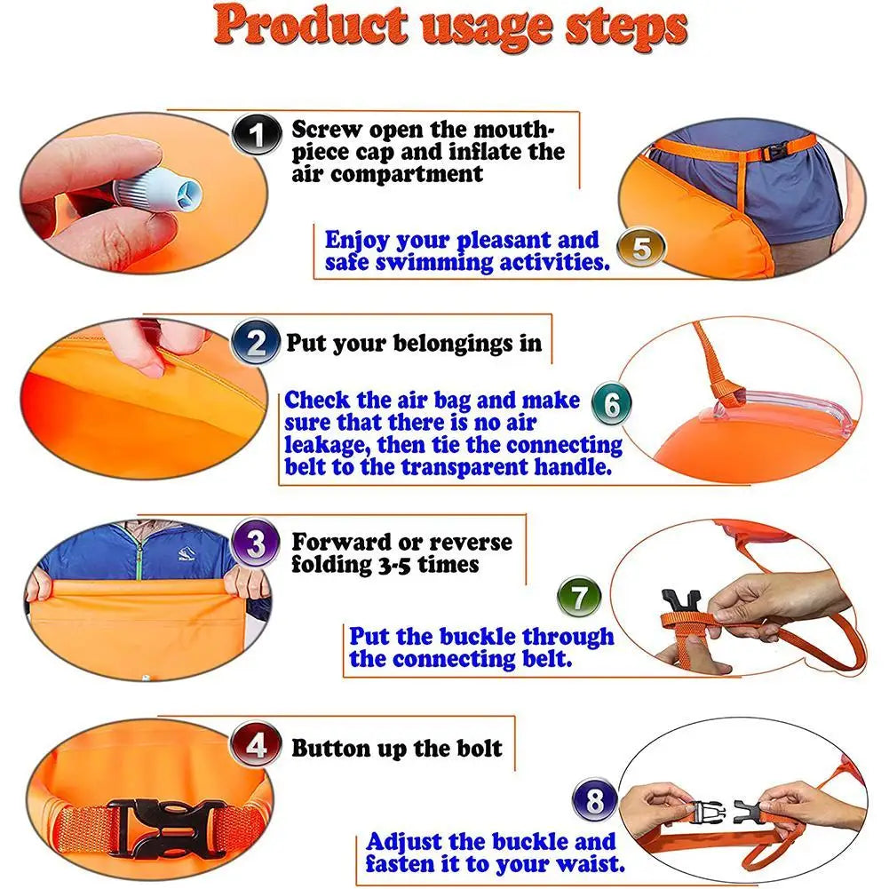 Inflatable Swimming Buoy - Enhanced Design