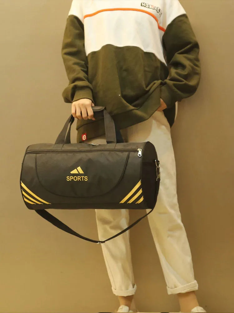 Large Capacity Waterproof Fitness Bag - Portable Travel Gym Bag for Taekwondo and Swimming