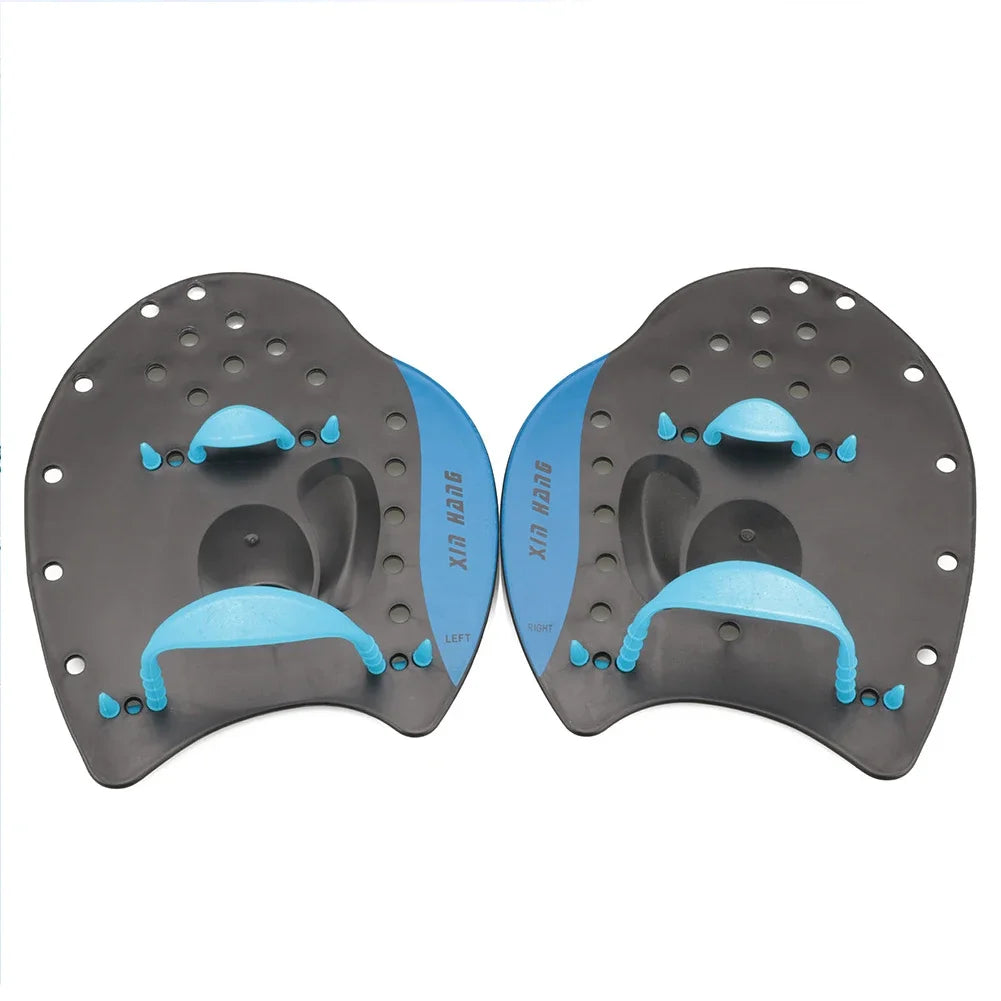 Swimming Training Hand Paddles & Webbed Gloves - Water Sport Fins Flippers for Adults & Children