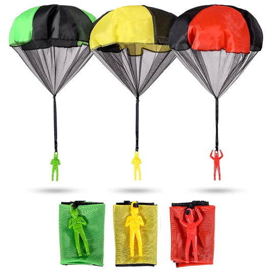 Parachute Toys for Kids - Tangle Free Outdoor Flying Parachute Men - Unique Boy Girl Gift