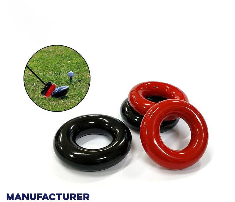 Golf Swing Trainer - PGM Weighted Ring 6.4cm Portable Strength Training Aid TA008