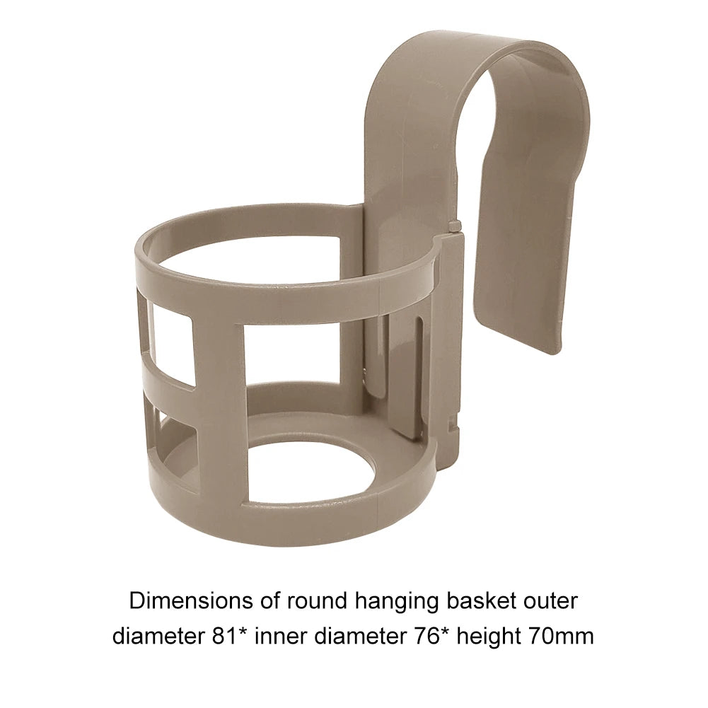 Pool Cup Holder Set - 1/2 Piece Multifunctional Drink Hanger & Storage Shelf for Swimming Pool Side Accessories