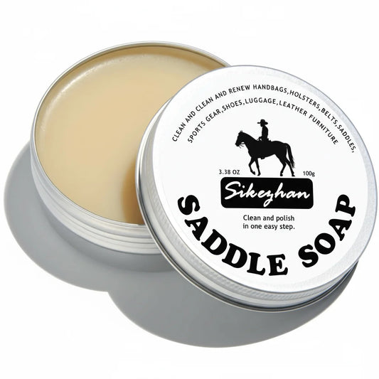 Premium Leather Saddle Cream - Deep Conditioning, Waterproofing & Shine Enhancer for Horse Tack & Gear