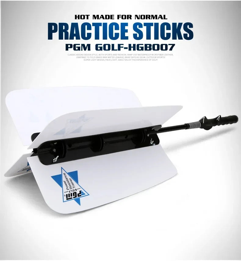 Golf Swing Trainer Fan - Power Speed Practice Aid with Wind Resistance Technology