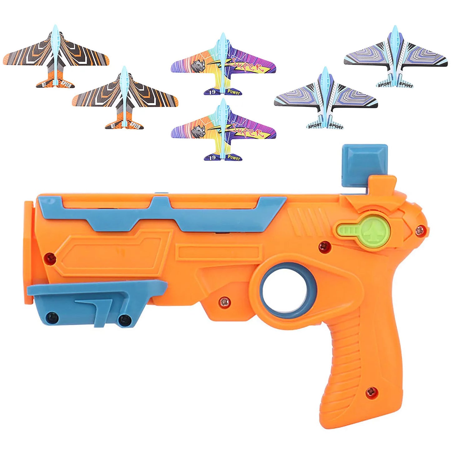 Professional Airplane Launcher - Bubble Catapult with 6 Small Planes